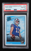 Josh Allen 2018 Panini Donruss Optic Rated Rookie #154 RC (PSA 10) at PristineAuction.com