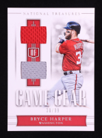 Bryce Harper 2018 Panini National Treasures Game Gear Duals #2 #30/99 at PristineAuction.com