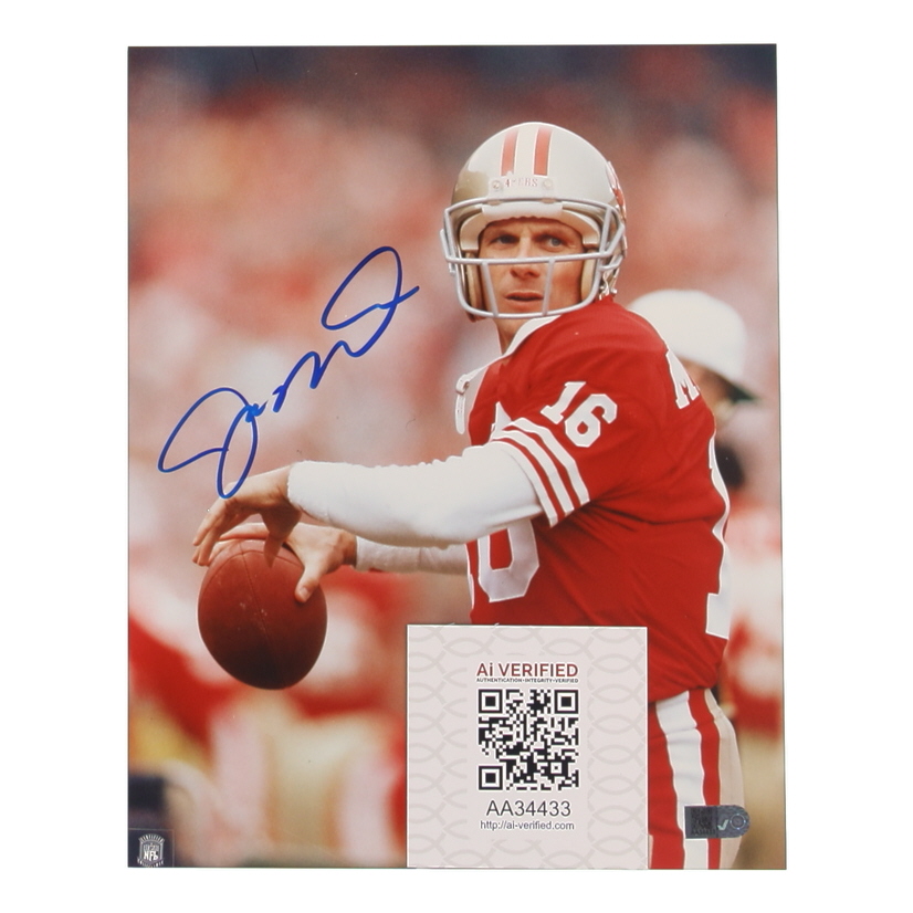 Joe Montana Signed 49ers 8x10 Photo (AIV) at PristineAuction.com Joe Montana Signed 49ers 8x10 Photo (AIV) at PristineAuction.com