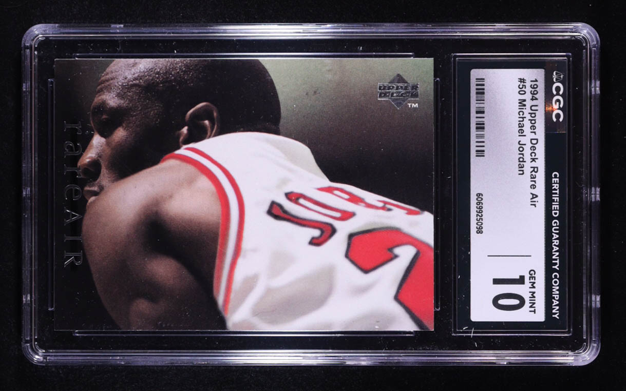 Michael Jordan 1994 Upper Deck Jordan Rare Air #50 (CGC 10) at PristineAuction.com Michael Jordan 1994 Upper Deck Jordan Rare Air #50 (CGC 10) at PristineAuction.com