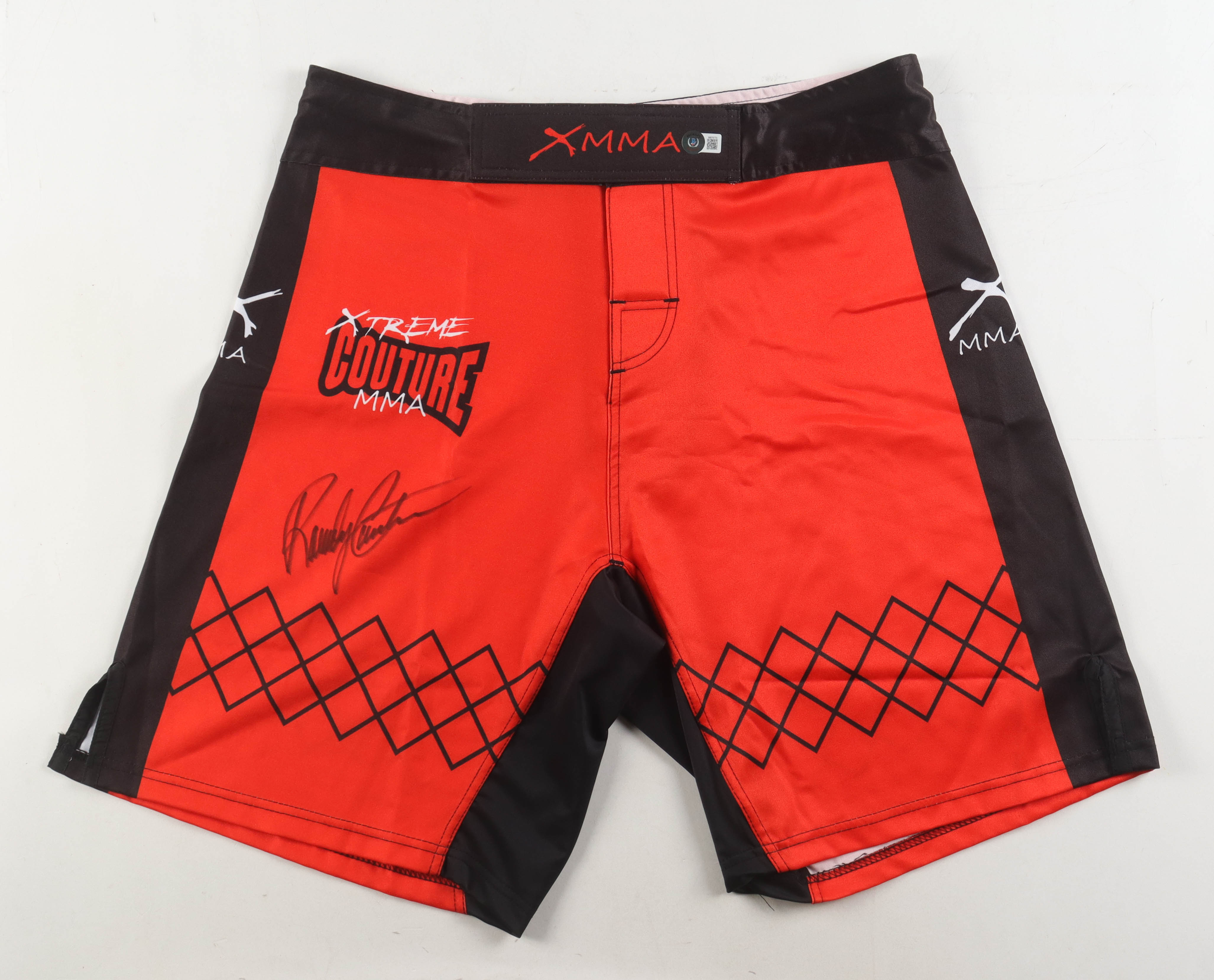 Randy Couture Signed MMA Trunks (Beckett) at PristineAuction.com Randy Couture Signed MMA Trunks (Beckett) at PristineAuction.com