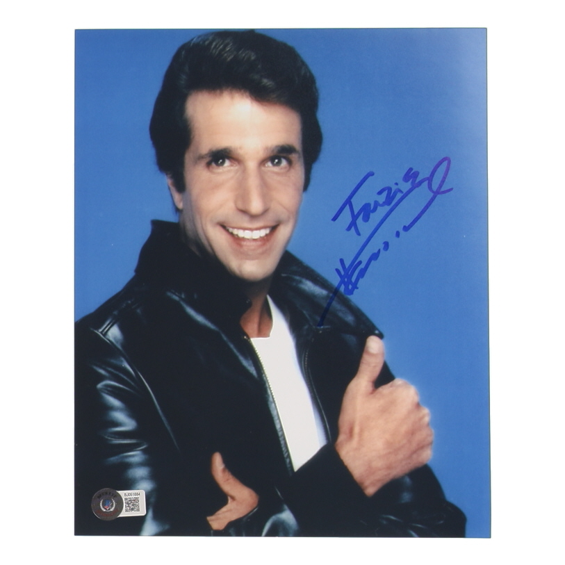 Henry Winkler Signed "Happy Days" 8x10 Photo Inscribed "Fonzie" (Beckett) at PristineAuction.com Henry Winkler Signed "Happy Days" 8x10 Photo Inscribed "Fonzie" (Beckett) at PristineAuction.com