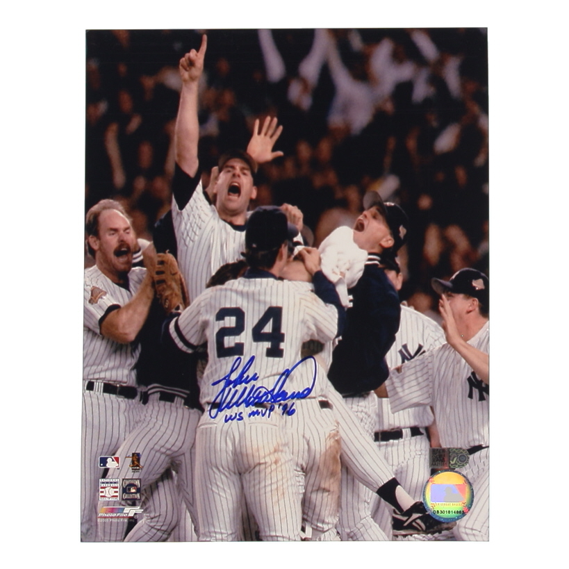 John Wetteland Signed Yankees 8x10 Photo Inscribed "WS MVP '96" (AIV) at PristineAuction.com John Wetteland Signed Yankees 8x10 Photo Inscribed "WS MVP '96" (AIV) at PristineAuction.com