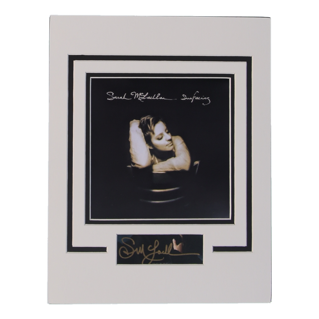 Sarah McLachlan Signed "Surfacing" 11x14 Custom Matted Cut Display (ACOA) at PristineAuction.com Sarah McLachlan Signed "Surfacing" 11x14 Custom Matted Cut Display (ACOA) at PristineAuction.com