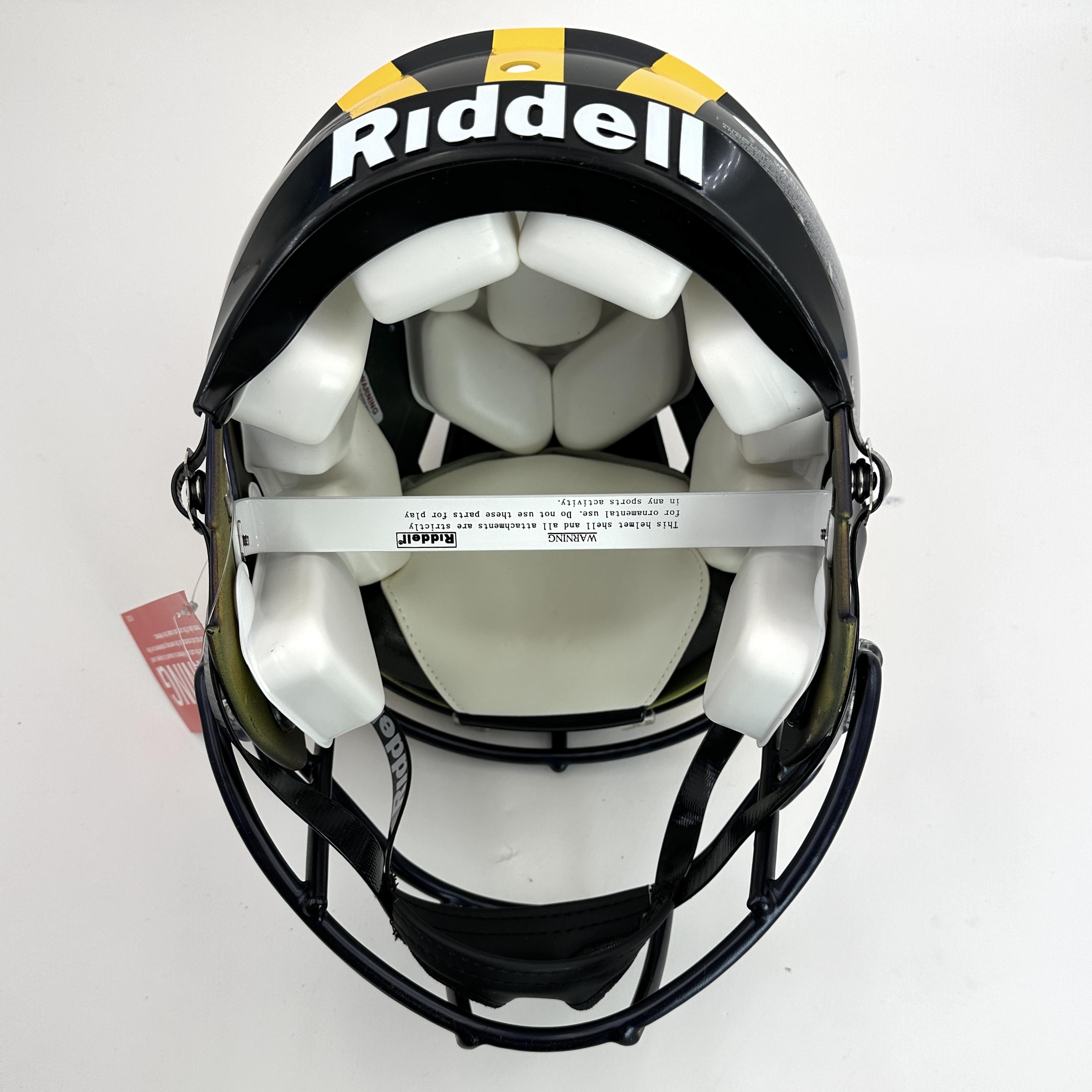 Zak Zinter Signed Michigan Wolverines Full-Size Authentic On-Field Speed Helmet Inscribed "2023 National Champs!" & "Go Blue!" (JSA) at PristineAuction.com Zak Zinter Signed Michigan Wolverines Full-Size Authentic On-Field Speed Helmet Inscribed "2023 National Champs!" & "Go Blue!" (JSA) at PristineAuction.com