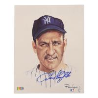Enos Slaughter Signed LE "Living Legends" 8x10 Print by Ron Lewis (AIV) at PristineAuction.com