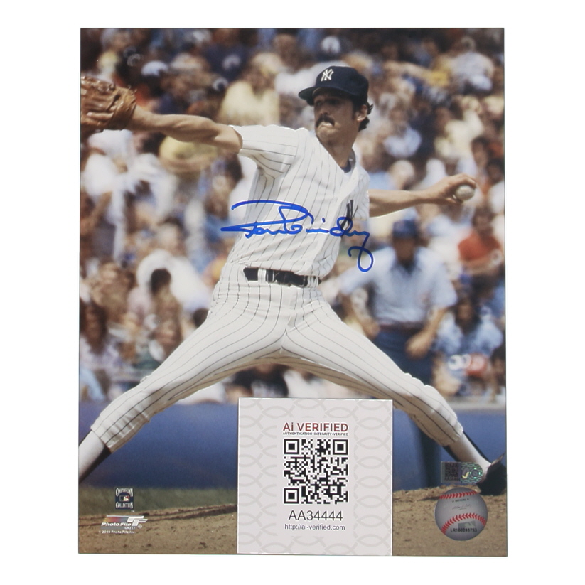 Ron Guidry Signed Yankees 8x10 Photo (AIV) at PristineAuction.com Ron Guidry Signed Yankees 8x10 Photo (AIV) at PristineAuction.com