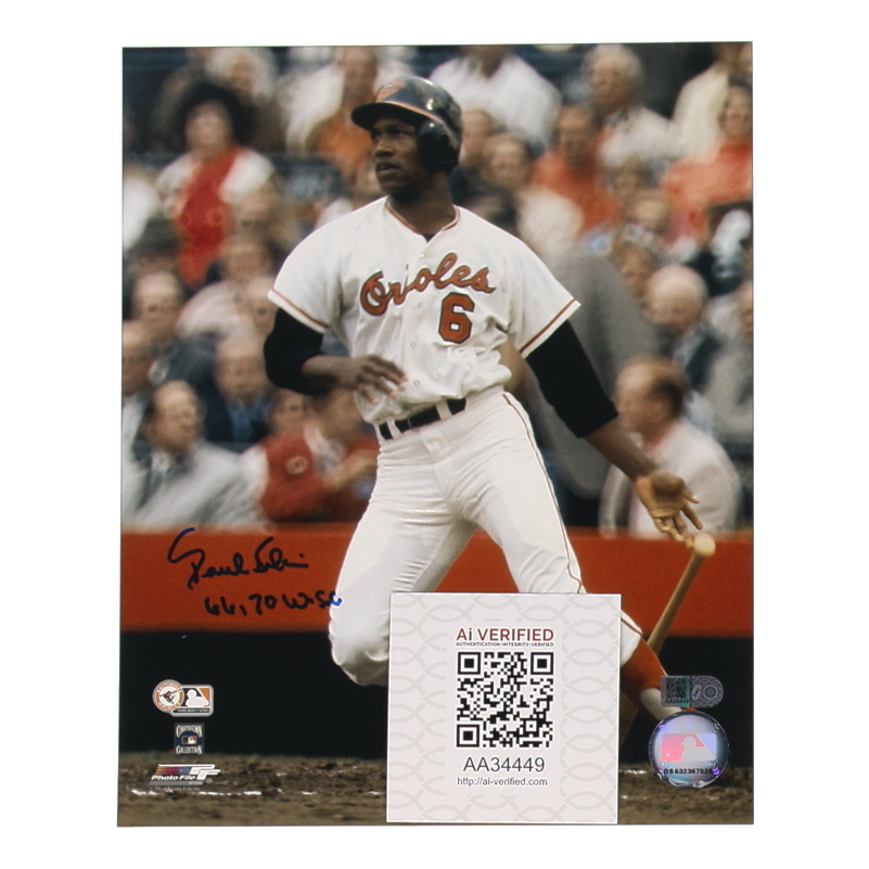 Paul Blair Signed Orioles 8x10 Photo Inscribed "66, 70 W.S.C." (AIV) at PristineAuction.com Paul Blair Signed Orioles 8x10 Photo Inscribed "66, 70 W.S.C." (AIV) at PristineAuction.com