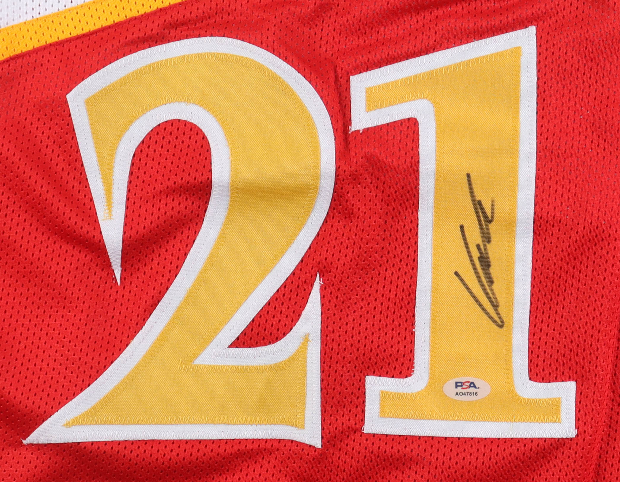 Dominique Wilkins Signed Jersey (PSA) at PristineAuction.com Dominique Wilkins Signed Jersey (PSA) at PristineAuction.com