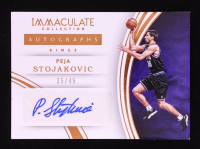 Peja Stojakovic 2015-16 Immaculate Collection Autographs Bronze #37 #35/45 at PristineAuction.com