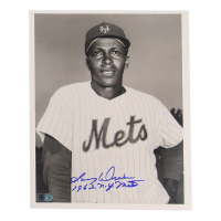 Sammy Drake Signed Mets 8x10 Photo Inscribed "1962 N.Y. Mets" (AIV) at PristineAuction.com
