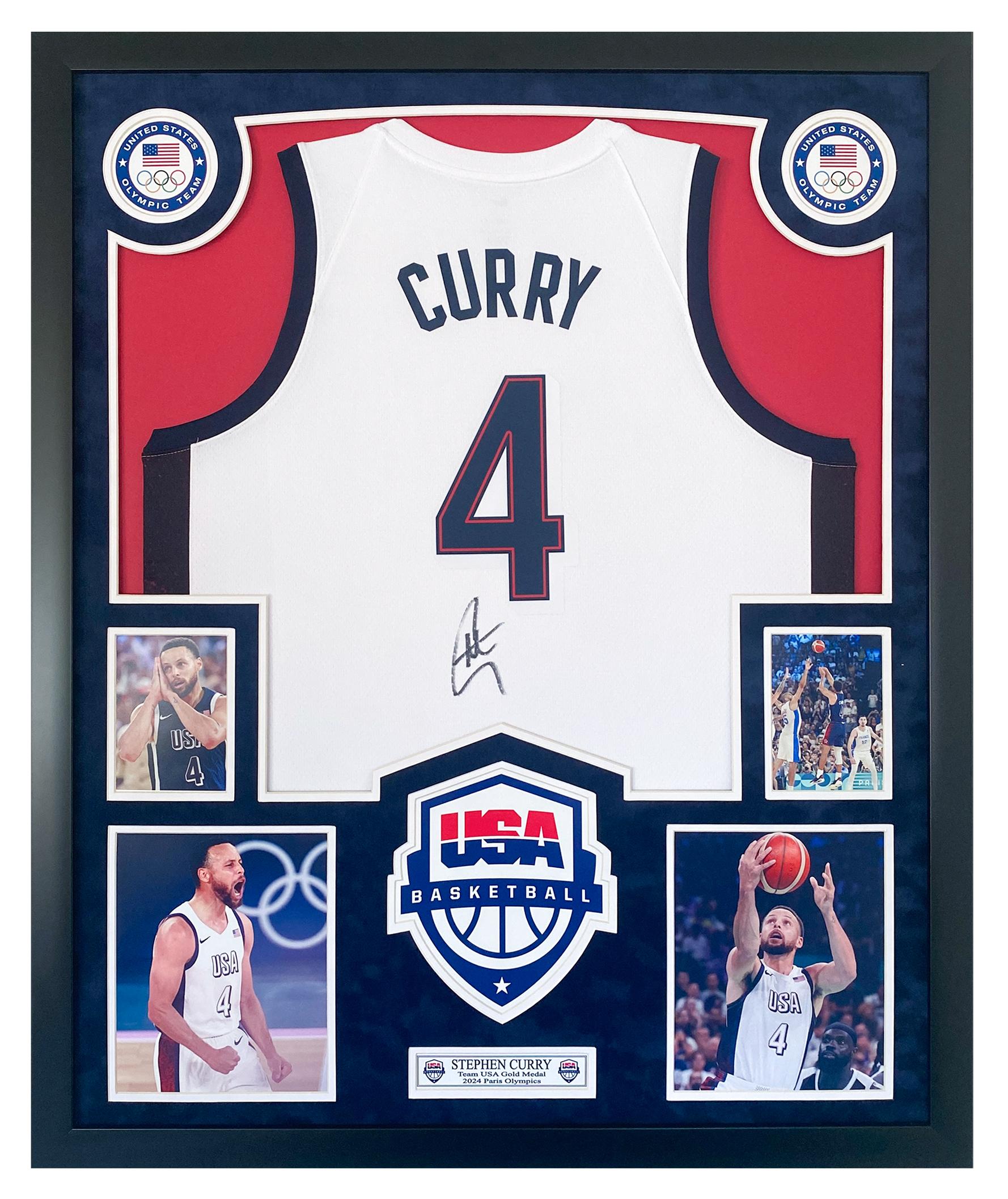 Stephen Curry Signed Team USA Custom Framed Nike Authentic Jersey (Beckett) at PristineAuction.com Stephen Curry Signed Team USA Custom Framed Nike Authentic Jersey (Beckett) at PristineAuction.com