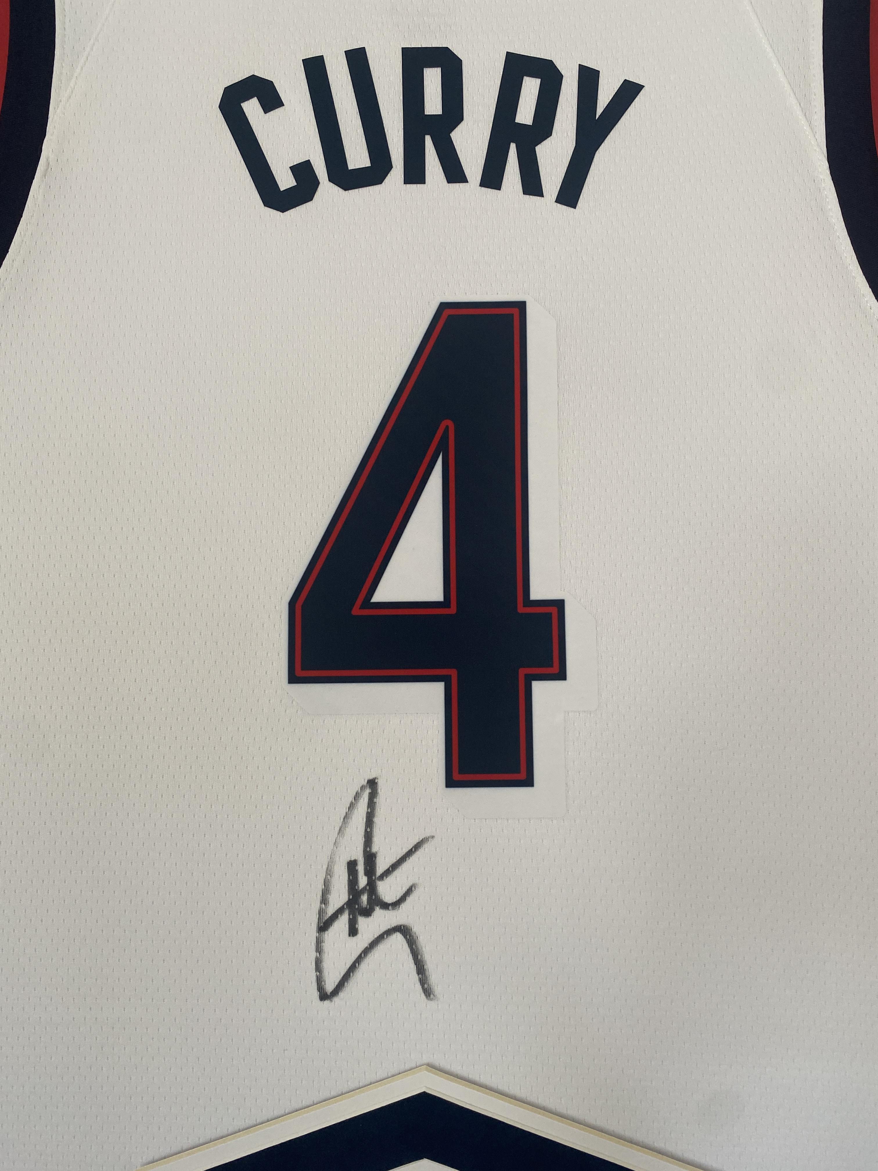 Stephen Curry Signed Team USA Custom Framed Nike Authentic Jersey (Beckett) at PristineAuction.com Stephen Curry Signed Team USA Custom Framed Nike Authentic Jersey (Beckett) at PristineAuction.com