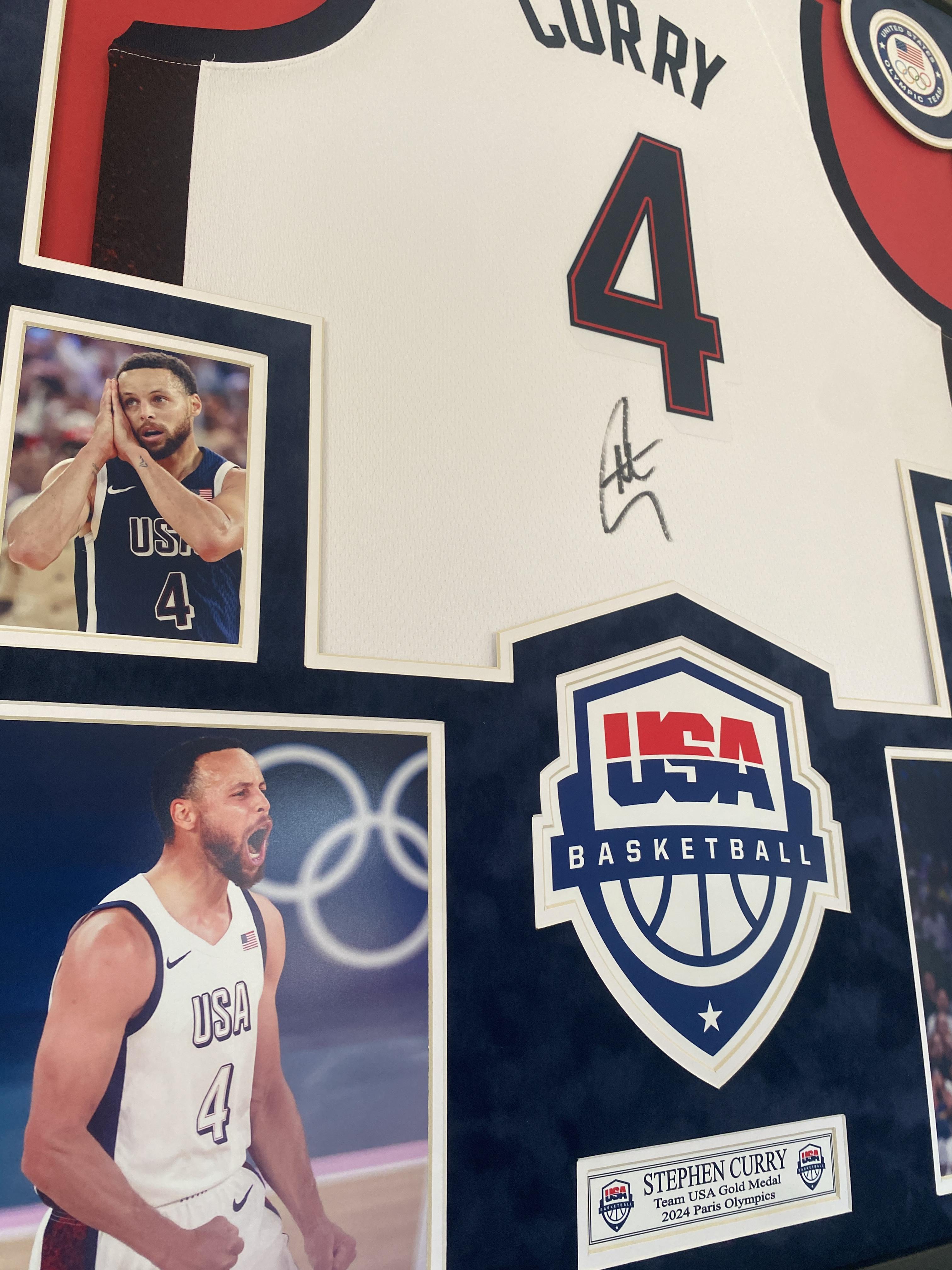 Stephen Curry Signed Team USA Custom Framed Nike Authentic Jersey (Beckett) at PristineAuction.com Stephen Curry Signed Team USA Custom Framed Nike Authentic Jersey (Beckett) at PristineAuction.com