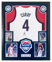 Stephen Curry Signed Team USA Custom Framed Nike Authentic Jersey (Beckett) at PristineAuction.com