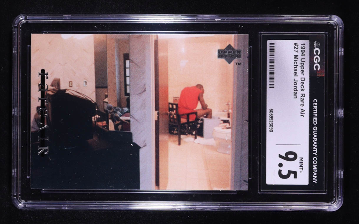 Michael Jordan 1994 Upper Deck Jordan Rare Air #27 (CGC 9.5) at PristineAuction.com Michael Jordan 1994 Upper Deck Jordan Rare Air #27 (CGC 9.5) at PristineAuction.com