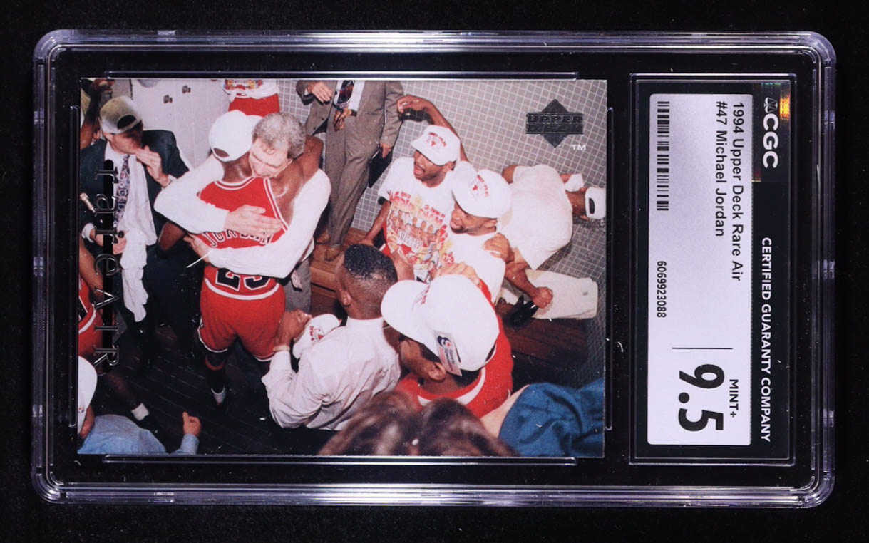 Michael Jordan 1994 Upper Deck Jordan Rare Air #47 (CGC 9.5) at PristineAuction.com Michael Jordan 1994 Upper Deck Jordan Rare Air #47 (CGC 9.5) at PristineAuction.com