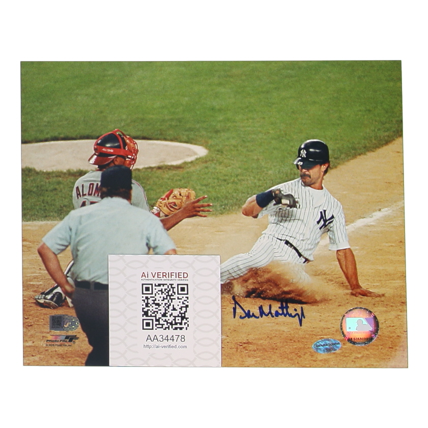 Don Mattingly Signed Yankees 8x10 Photo (AIV & Schulte) at PristineAuction.com Don Mattingly Signed Yankees 8x10 Photo (AIV & Schulte) at PristineAuction.com