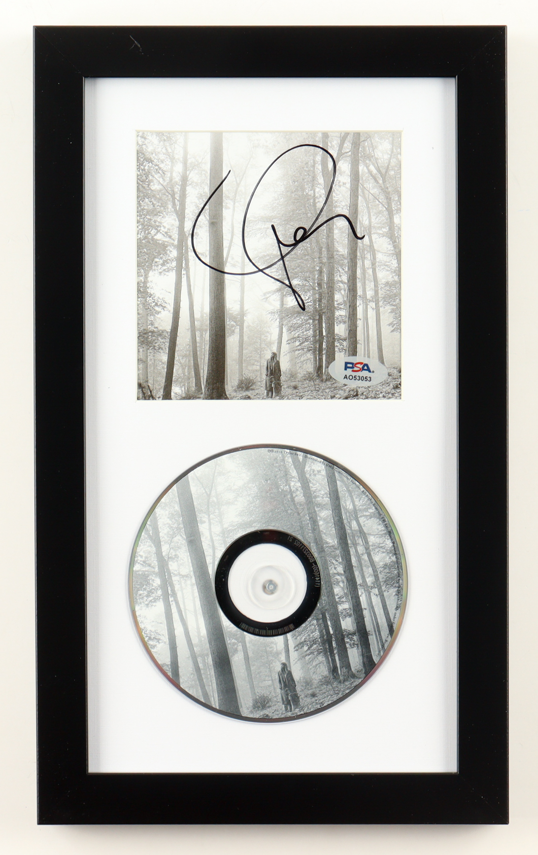 Taylor Swift Signed Custom Framed "Folklore" CD Album Insert Display with Disc (PSA) at PristineAuction.com Taylor Swift Signed Custom Framed "Folklore" CD Album Insert Display with Disc (PSA) at PristineAuction.com