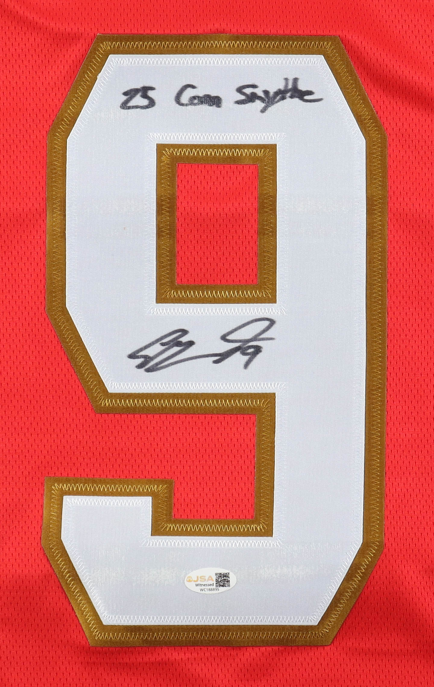 Sam Bennett Signed Panthers Fanatics Authentic Jersey Inscribed "25 Conn Smythe" (JSA) at PristineAuction.com Sam Bennett Signed Panthers Fanatics Authentic Jersey Inscribed "25 Conn Smythe" (JSA) at PristineAuction.com