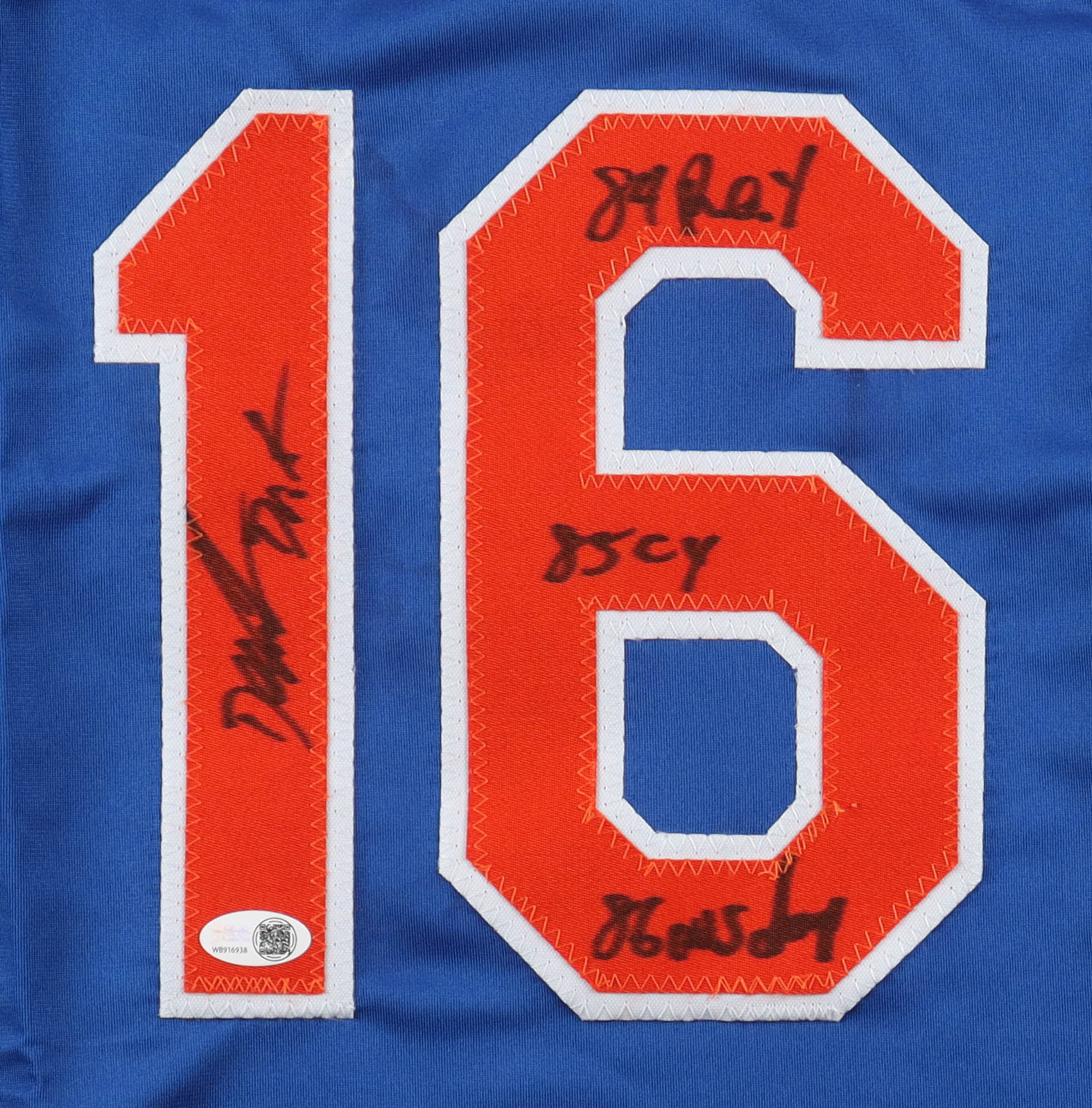 Dwight "Doc" Gooden Signed Jersey Inscribed "84 R.O.Y", "85 CY", & "86 W.S. Champs" (JSA) at PristineAuction.com Dwight "Doc" Gooden Signed Jersey Inscribed "84 R.O.Y", "85 CY", & "86 W.S. Champs" (JSA) at PristineAuction.com