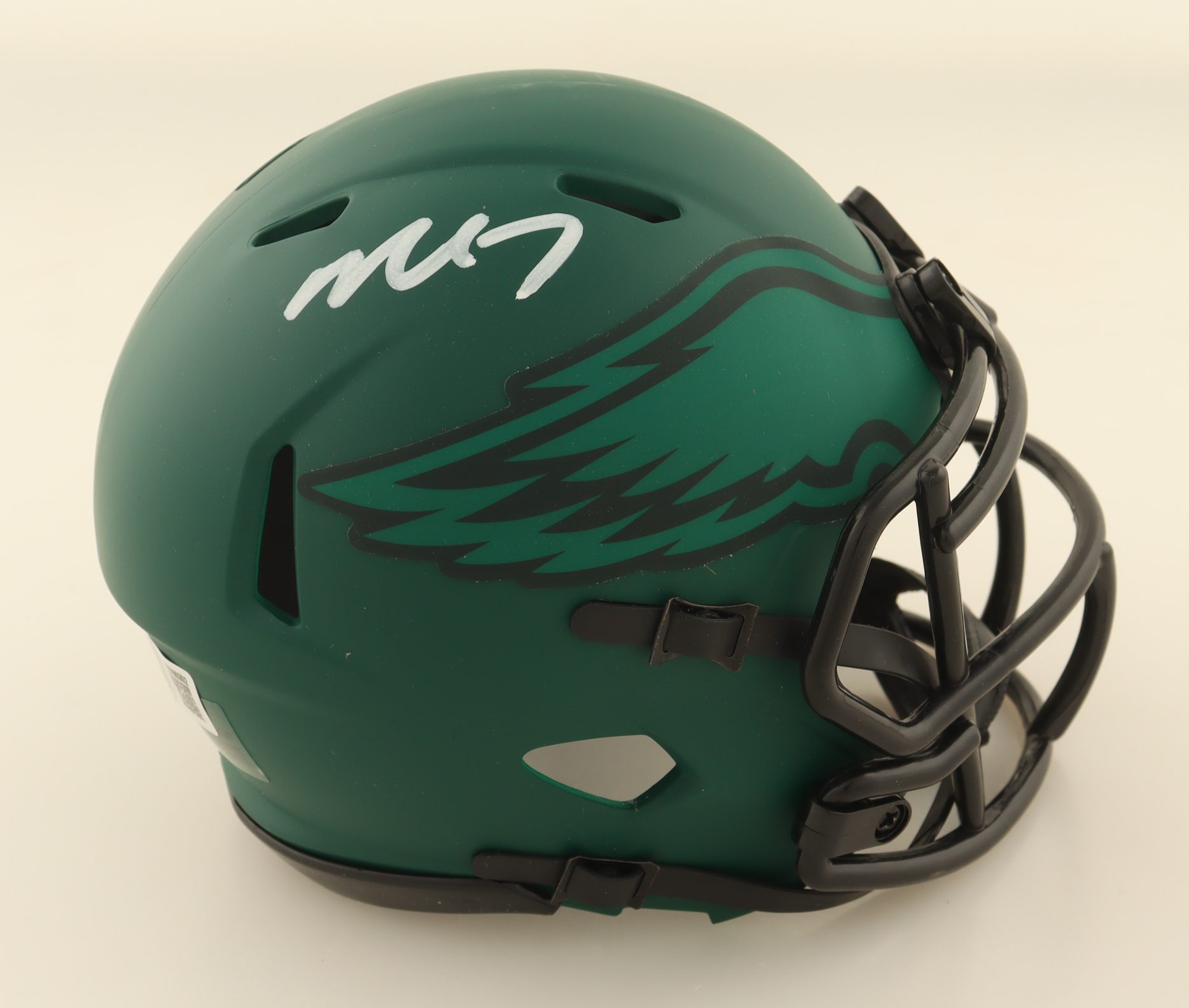 Michael Vick Signed Eagles Rave Alternate Speed Mini Helmet (Beckett) at PristineAuction.com Michael Vick Signed Eagles Rave Alternate Speed Mini Helmet (Beckett) at PristineAuction.com
