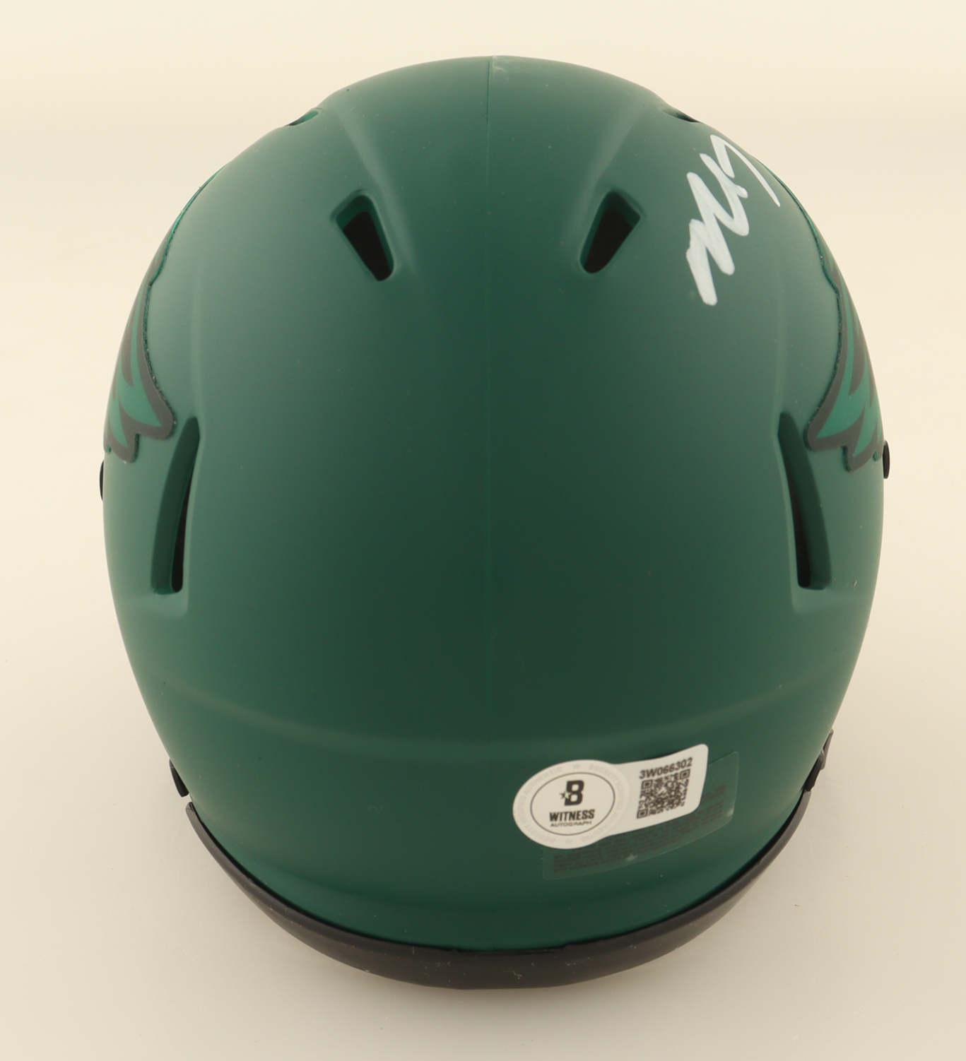 Michael Vick Signed Eagles Rave Alternate Speed Mini Helmet (Beckett) at PristineAuction.com Michael Vick Signed Eagles Rave Alternate Speed Mini Helmet (Beckett) at PristineAuction.com