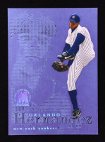 Orlando Hernandez 1999 SkyBox Molten Metal Fusion Sterling HM #3 #411/500 at PristineAuction.com