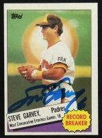 Steve Garvey Signed 1985 Topps #2 RB (Beckett) at PristineAuction.com
