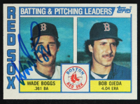 Wade Boggs Signed 1984 Topps #786 Red Sox TL (Beckett) at PristineAuction.com