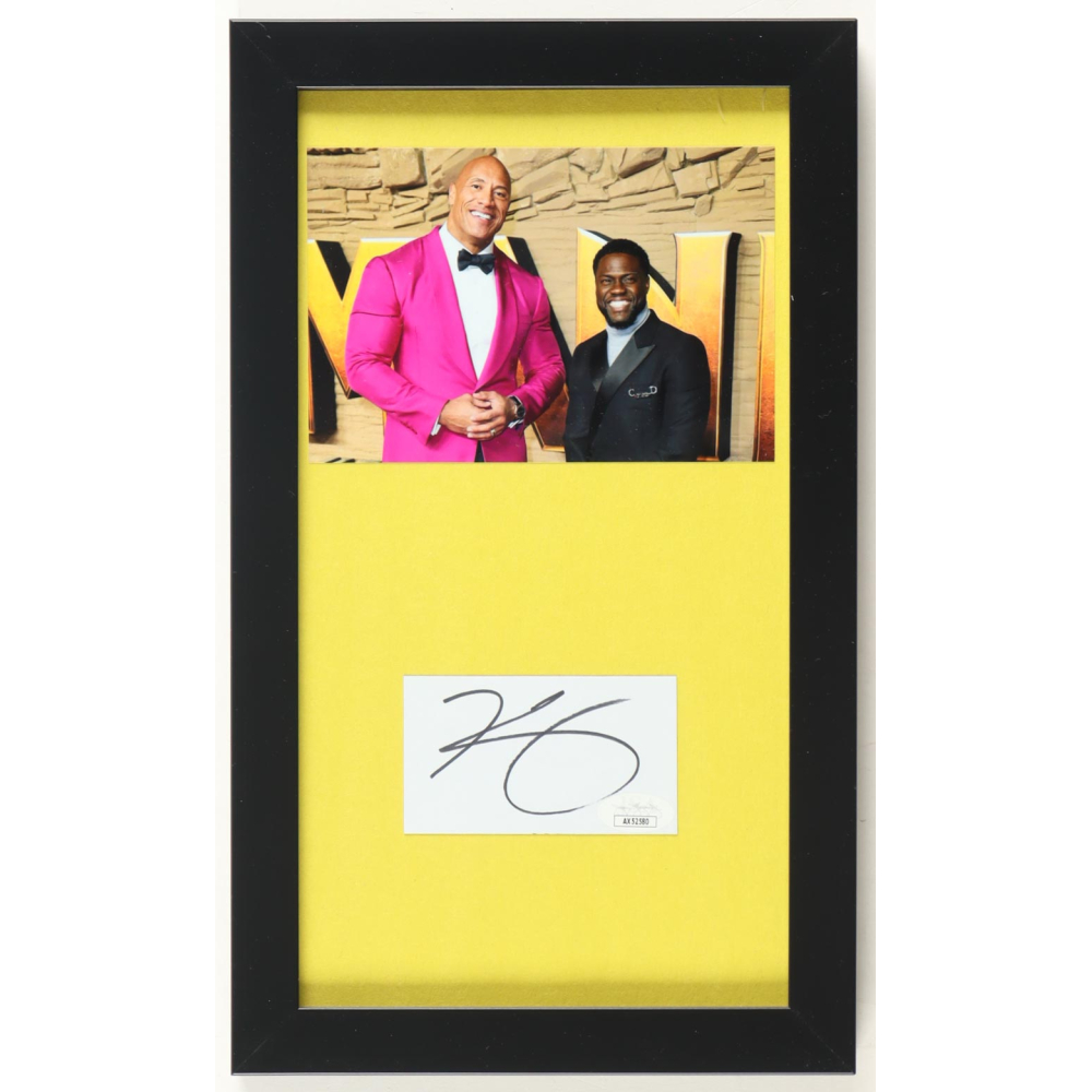 Kevin Hart Signed Custom Framed Cut Display (JSA) at PristineAuction.com