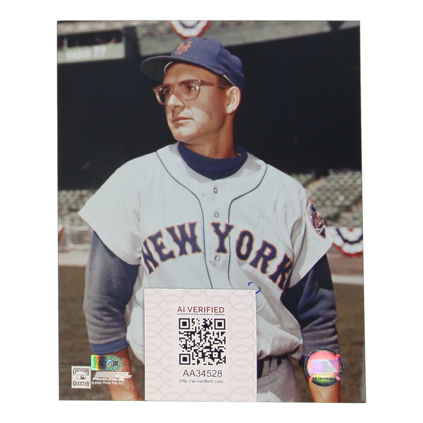 Ken MacKenzie Signed Mets 8x10 Photo Inscribed "62 Met" (AIV) at PristineAuction.com Ken MacKenzie Signed Mets 8x10 Photo Inscribed "62 Met" (AIV) at PristineAuction.com