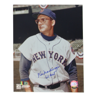 Ken MacKenzie Signed Mets 8x10 Photo Inscribed "62 Met" (AIV) at PristineAuction.com