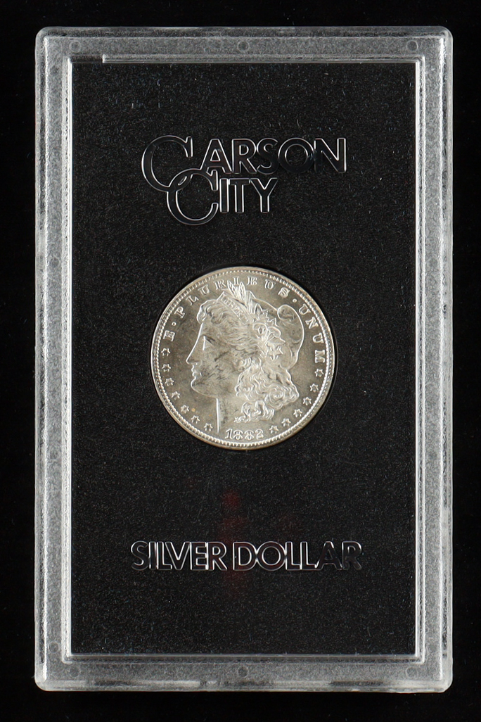 1882-CC Morgan Silver Dollar - Carson City at PristineAuction.com 1882-CC Morgan Silver Dollar - Carson City at PristineAuction.com