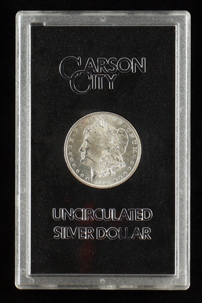 1884-CC Morgan Silver Dollar - Carson City at PristineAuction.com 1884-CC Morgan Silver Dollar - Carson City at PristineAuction.com
