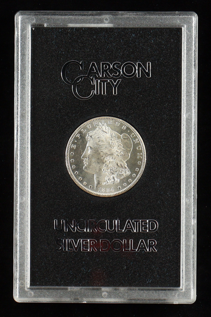 1884-CC Morgan Silver Dollar - Carson City at PristineAuction.com 1884-CC Morgan Silver Dollar - Carson City at PristineAuction.com