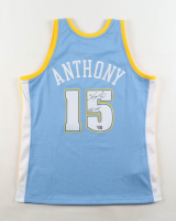 Carmelo Anthony Signed Nuggets Mitchell & Ness Authentic Jersey Inscribed "HOF 25" (Fanatics) at PristineAuction.com