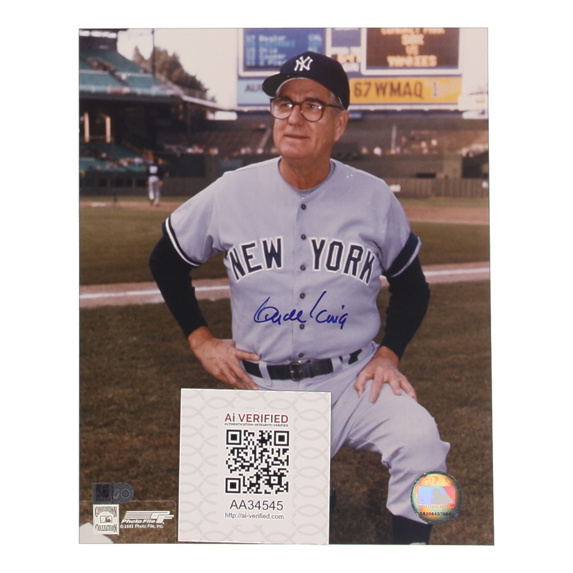 Clyde King Signed Yankees 8x10 Photo (AIV) at PristineAuction.com Clyde King Signed Yankees 8x10 Photo (AIV) at PristineAuction.com