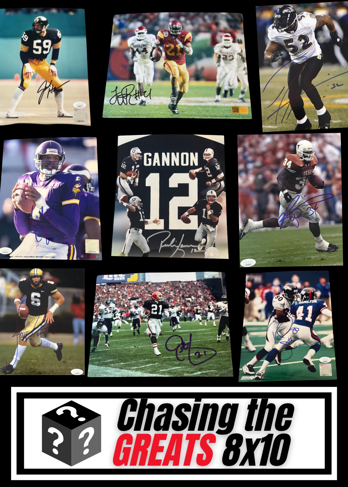 Chasing the Greats NFL 8x10s Mystery Box at PristineAuction.com Chasing the Greats NFL 8x10s Mystery Box at PristineAuction.com