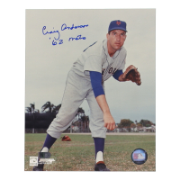 Craig Anderson Signed Mets 8x10 Photo Inscribed "'62 Mets" (AIV) at PristineAuction.com