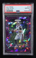 Josh Allen 2021 Panini Prizm Purple Ice #117 #108/225 (PSA 10) at PristineAuction.com