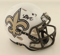 Spencer Rattler Signed Saints Speed Mini Helmet (PSA) at PristineAuction.com