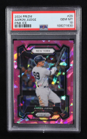 Aaron Judge 2024 Panini Prizm Pink Ice #29 (PSA 10) at PristineAuction.com