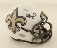 Spencer Rattler Signed Saints Speed Mini Helmet (PSA) at PristineAuction.com