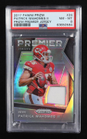 Patrick Mahomes II 2017 Panini Prizm Prizm Premier Jersey Silver Prizm #24 RC (PSA 8) at PristineAuction.com