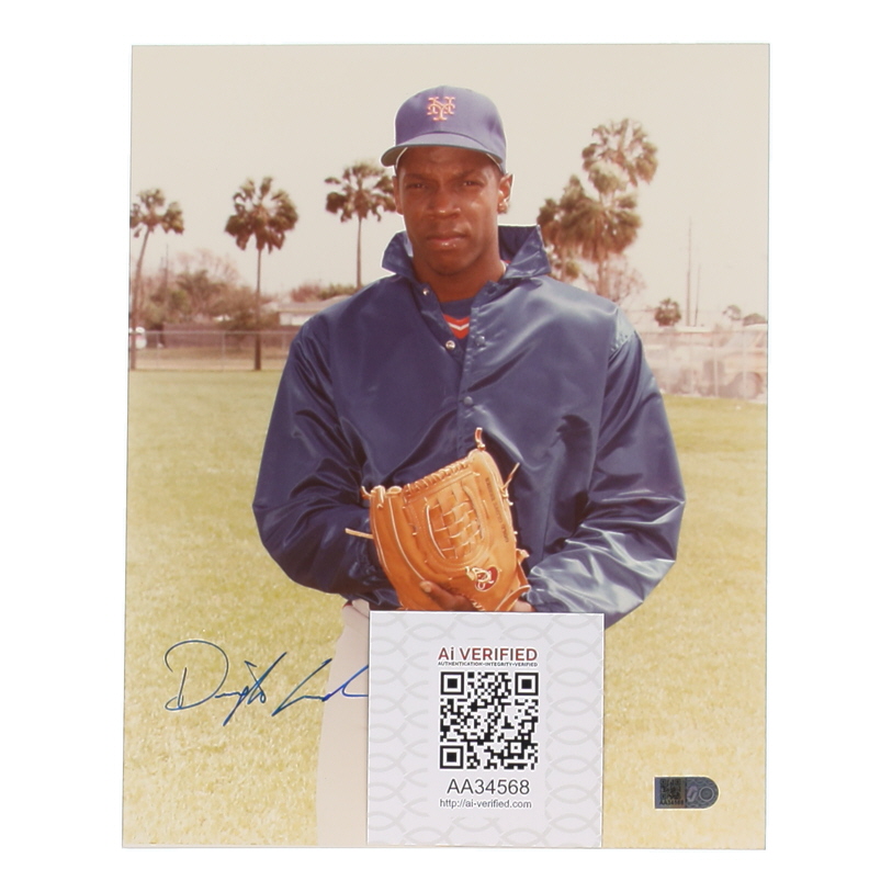 Dwight 'Doc' Gooden Signed Mets 8x10 Photo (AIV) at PristineAuction.com Dwight 'Doc' Gooden Signed Mets 8x10 Photo (AIV) at PristineAuction.com