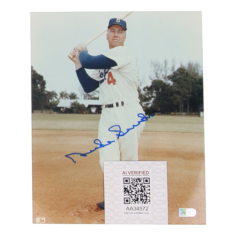 Duke Snider Signed Dodgers 8x10 Photo (AIV) at PristineAuction.com Duke Snider Signed Dodgers 8x10 Photo (AIV) at PristineAuction.com