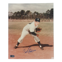 Carl Erskine Signed Dodgers 8x10 Photo (AIV) at PristineAuction.com
