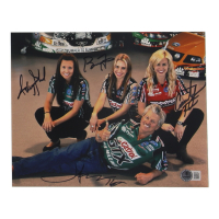 John, Courtney, Brittany, & Ashley Force Signed 8x10 Photo (Beckett) at PristineAuction.com