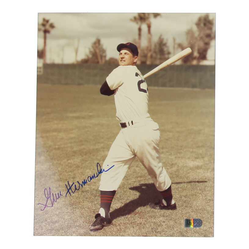 Gene Hermanski Signed Cubs 8x10 Photo (AIV) at PristineAuction.com Gene Hermanski Signed Cubs 8x10 Photo (AIV) at PristineAuction.com